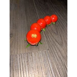 Enesco Home Grown Vegetable Cherry Tomato Caterpillar Figurine Retired